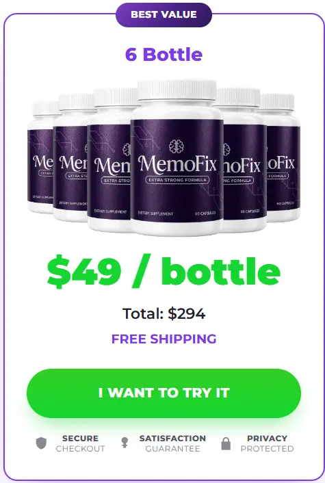 MemoFix 180 day supply